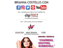 Tablet Screenshot of briannacostello.com